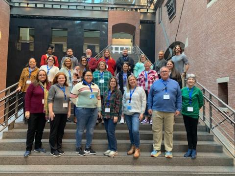 Group photo of teachers at Washington, D.C. program