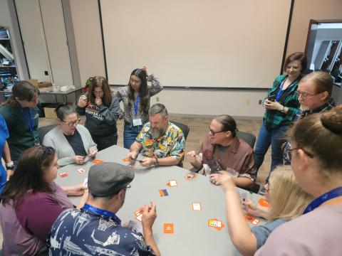 Teachers learning at NCCAT.