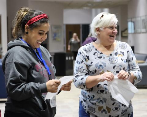 Teachers talking at NCCAT