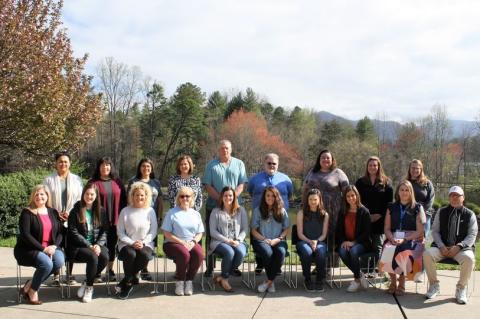 Group photo of teacher at High Quality Project Based Learning