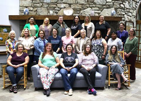 Group photo including Malorie Lewis