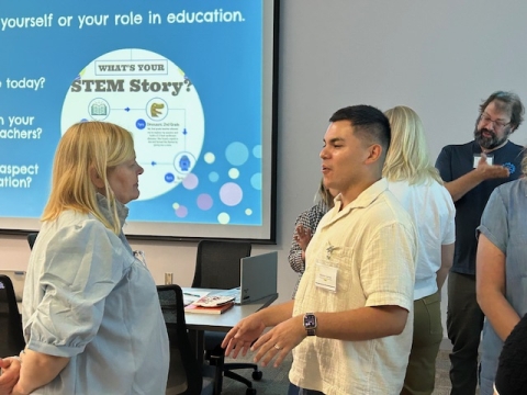 Teachers at WNC Elementary STEM/Science Community of Practice Day.