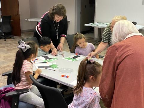 NCCAT staff and faculty with kids