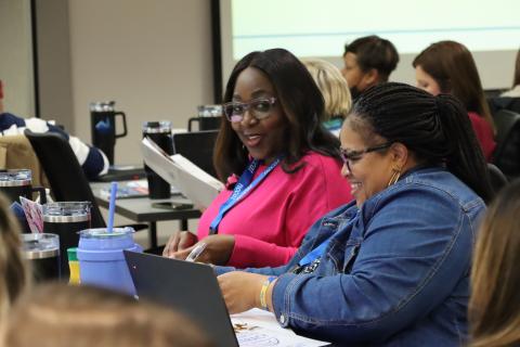 Teachers at NCCAT professional development.