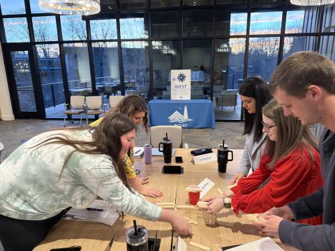 Teachers collaborate at NCCAT.