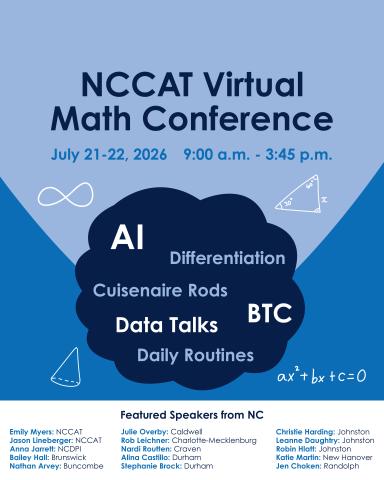 Virtual Math Conference Graphic